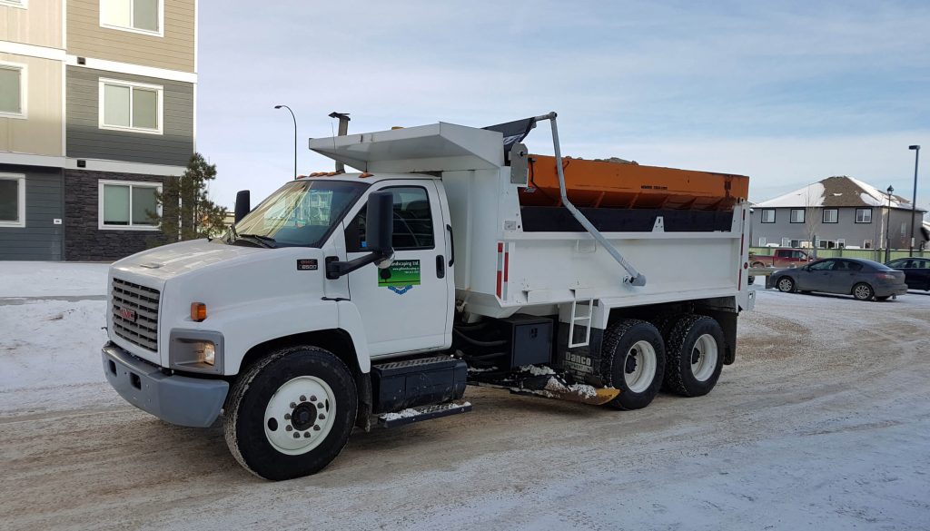 parking lot snow removal edmonton