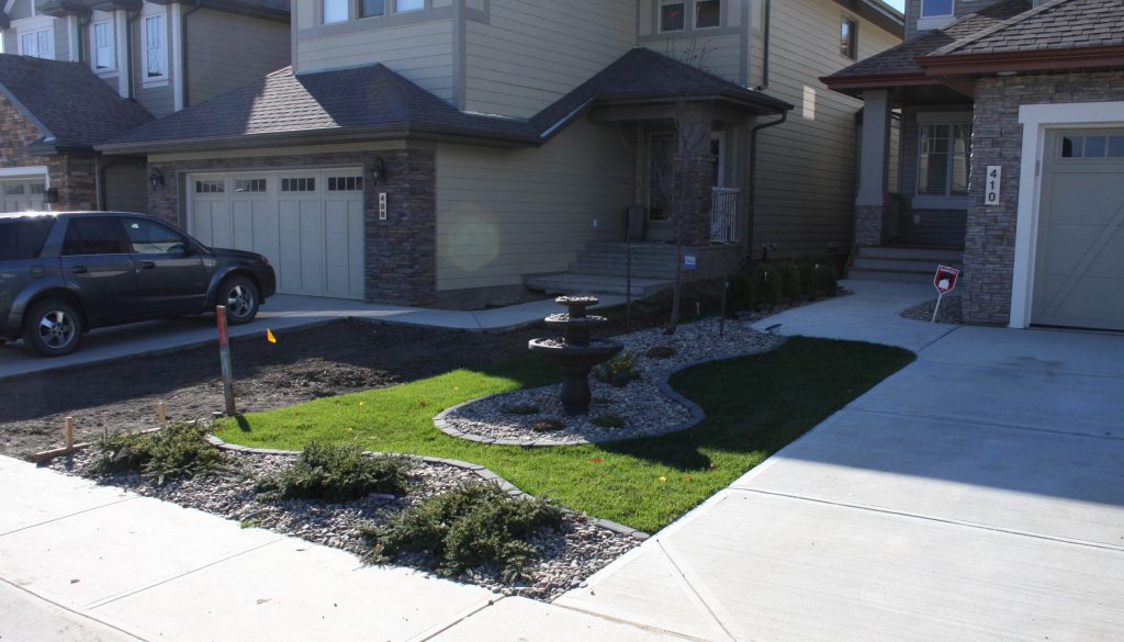 new home landscaping edmonton